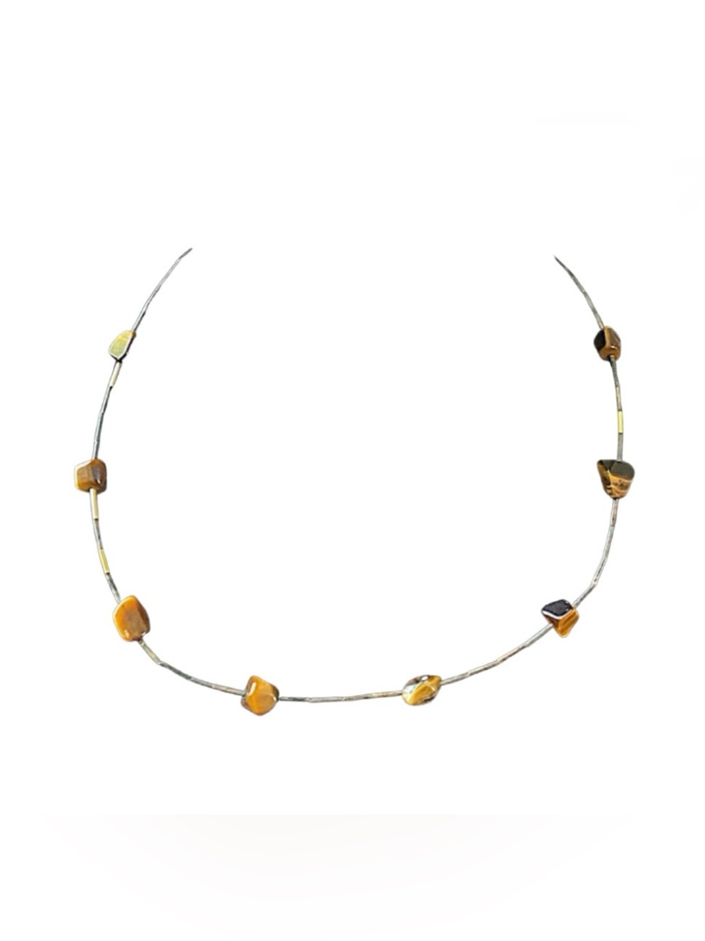 Vintage Liquid Silver and Tiger Eye